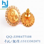 LOGO国际狮子会徽章、镶钻纪念徽章、上海定制