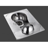 不锈钢蹲便器 带前档 可按需求定制