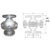 GZW-1管道阻火器 法兰管道阻火器
