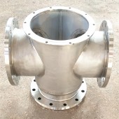 厂家大量供应大通量不锈钢真空挡板阀