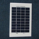 厂家直售9v 3w便携式太阳能电池板  玻璃层太阳能光伏板