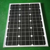 厂家供应60w单晶太阳能发电板  太阳能光伏发电系统