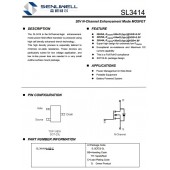 SL3414低启动电压，贴片MOS管20V6A完美替代AO3414