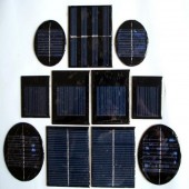 太阳能板厂家 迷你5v多晶硅滴胶板 66*47高效率太阳能发电板