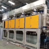 10000风量催化燃烧设备 活性炭脱附催化燃烧器 厂家定制催化燃烧 体机 宏亿环保