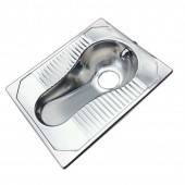 节水型不锈钢蹲便器 304 体后排不锈钢蹲便器 坚固耐用