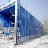 自动伸缩房 伸缩移动喷漆房 大型喷漆房设备厂家