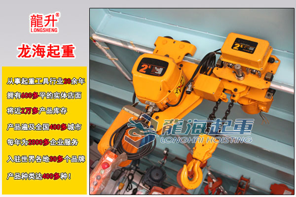 龙升低净空环链电动葫芦图片