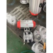 气动v型调节球阀-气动v型球阀中外合资品牌